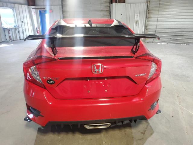 2HGFC2F89LH593269 - 2020 HONDA CIVIC SPORT RED photo 6