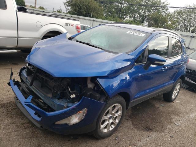 MAJ6S3GLXMC416301 - 2021 FORD ECOSPORT SE BLUE photo 1