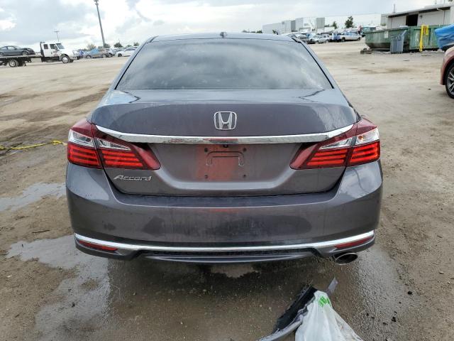 1HGCR2F92GA023113 - 2016 HONDA ACCORD EXL GRAY photo 6