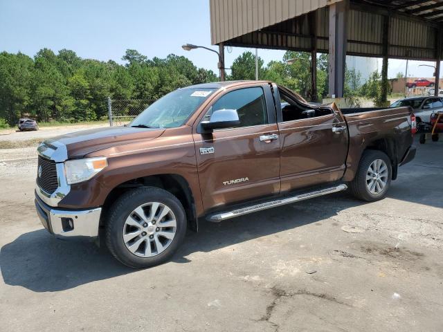 5TFFW5F16HX212698 - 2017 TOYOTA TUNDRA CREWMAX LIMITED BROWN photo 1