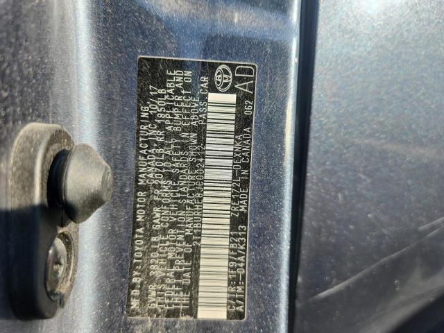 2T1BURHE8JC002412 - 2018 TOYOTA COROLLA L 灰色 照片 12