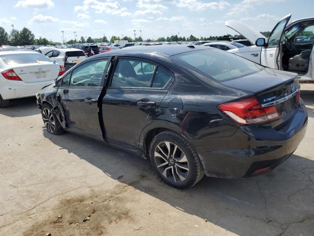 19XFB2F99DE022887 - 2013 HONDA CIVIC EXL BLACK photo 2