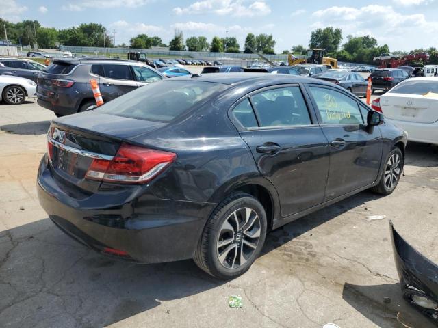 19XFB2F99DE022887 - 2013 HONDA CIVIC EXL BLACK photo 3