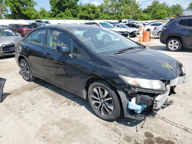 19XFB2F99DE022887 - 2013 HONDA CIVIC EXL BLACK photo 4
