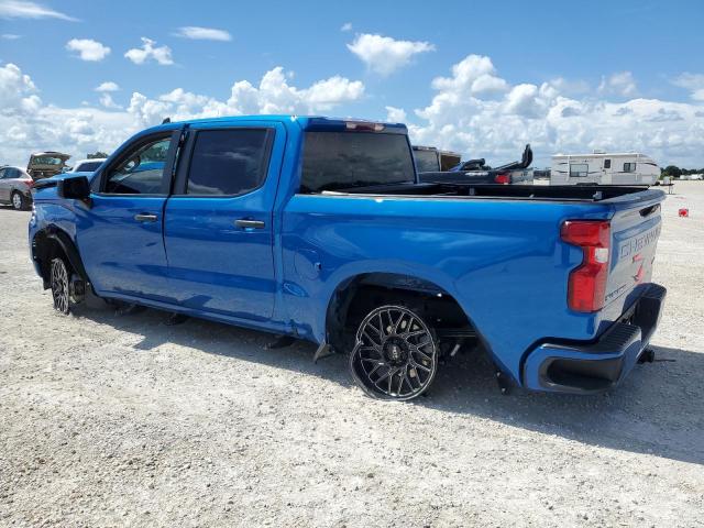 3GCPABEK2NG528966 - 2022 CHEVROLET SILVERADO C1500 CUSTOM BLUE photo 2