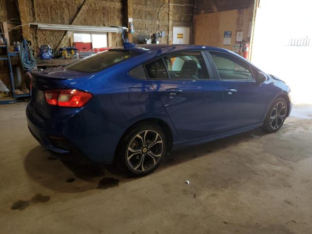 1G1BE5SM9K7101080 - 2019 CHEVROLET CRUZE LT ლურჯი ფოტო 3