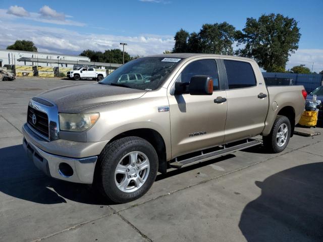 5TFEV54128X064566 - 2008 TOYOTA TUNDRA CREWMAX GOLD photo 1