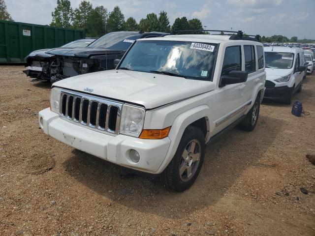 1J4RG4GK1AC157287 - 2010 JEEP COMMANDER SPORT WHITE photo 1