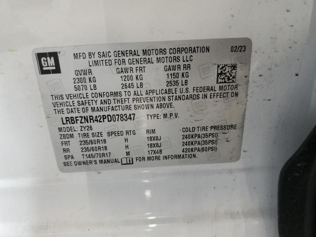 LRBFZNR42PD078347 - 2023 BUICK ENVISION ESSENCE Ağ foto 14
