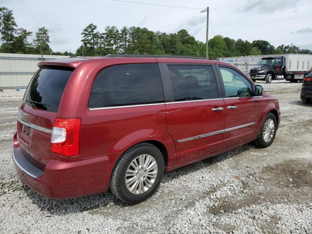 2C4RC1CG0CR117150 - 2012 CHRYSLER TOWN & COU TOURING L MAROON photo 3