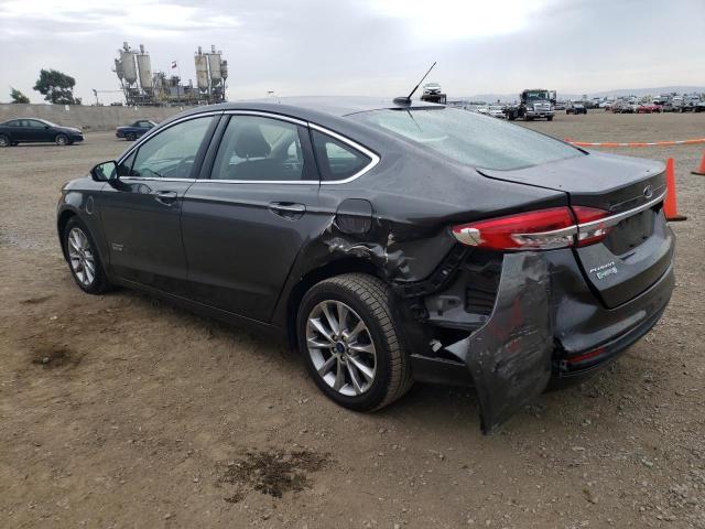 3FA6P0PU2JR110652 - 2018 FORD FUSION SE PHEV CHARCOAL photo 2