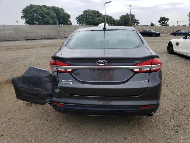 3FA6P0PU2JR110652 - 2018 FORD FUSION SE PHEV CHARCOAL photo 6