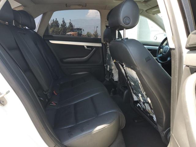 WAUAF78EX8A164757 - 2008 AUDI A4 2.0T WHITE photo 10