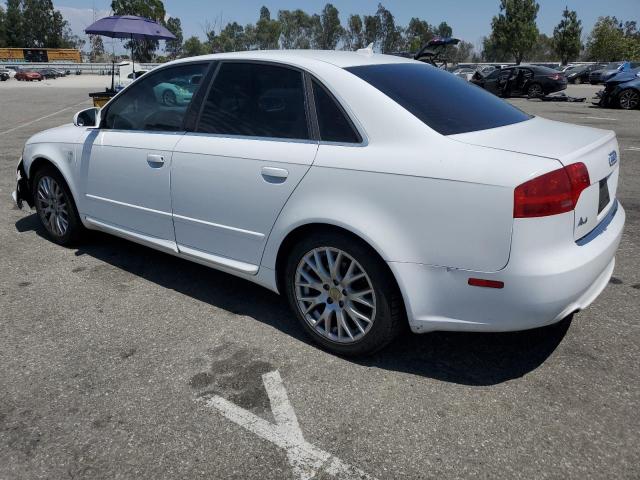 WAUAF78EX8A164757 - 2008 AUDI A4 2.0T WHITE photo 2