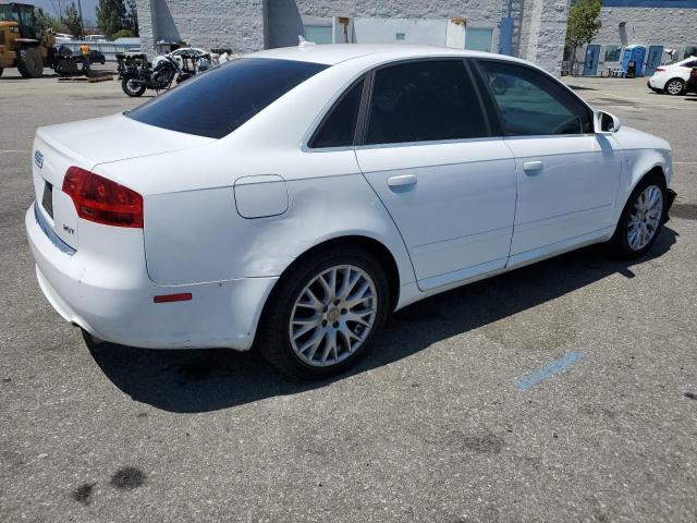 WAUAF78EX8A164757 - 2008 AUDI A4 2.0T WHITE photo 3