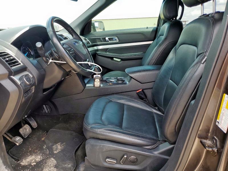 1FM5K7D81HGD52981 - 2017 FORD EXPLORER XLT 银色 照片 7