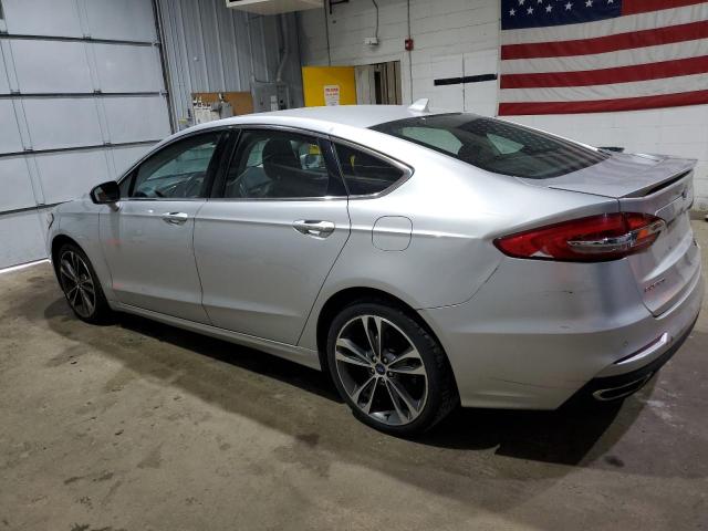 3FA6P0D96KR143462 - 2019 FORD FUSION TITANIUM 银色 照片 2