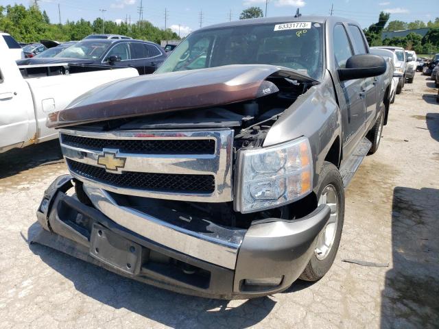 2GCEK13M471632258 - 2007 CHEVROLET SILVERADO K1500 CREW CAB BLACK photo 1