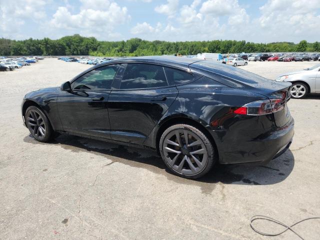 5YJSA1E58MF433704 - 2021 TESLA MODEL S BLACK photo 2