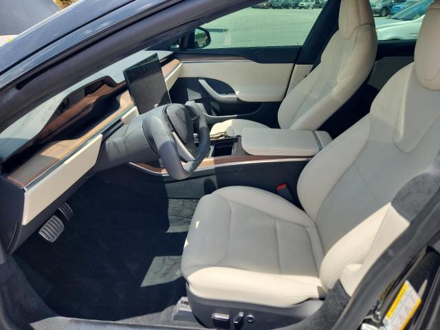 5YJSA1E58MF433704 - 2021 TESLA MODEL S BLACK photo 7