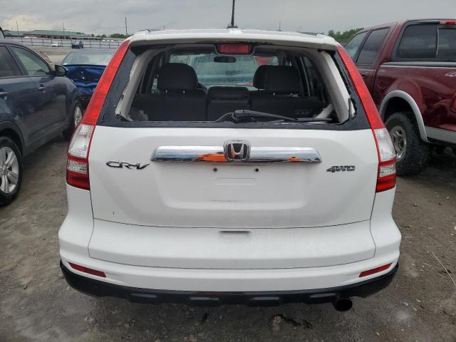 5J6RE4H73AL054162 - 2010 HONDA CR-V EXL WHITE photo 6