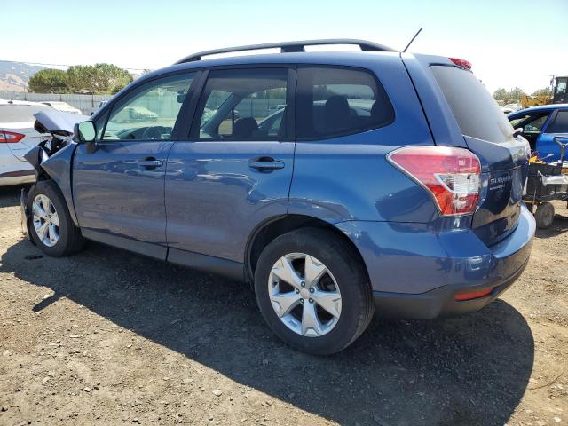 JF2SJAEC6EH486614 - 2014 SUBARU FORESTER 2.5I PREMIUM BLUE photo 2