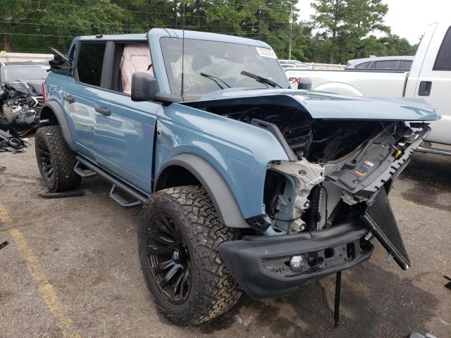 1FMDE5BH5NLB86140 - 2022 FORD BRONCO BASE BLUE photo 4