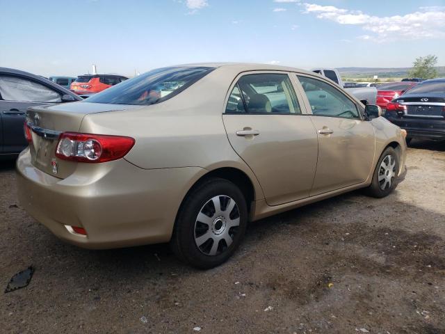 JTDBU4EE4DJ113264 - 2013 TOYOTA COROLLA BASE 金色 照片 3