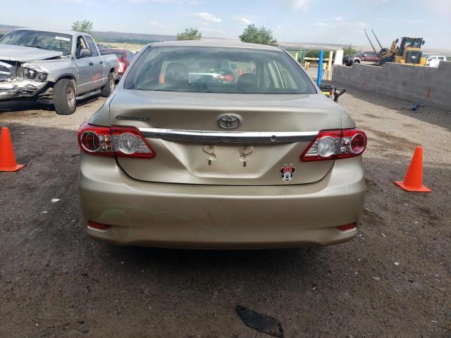 JTDBU4EE4DJ113264 - 2013 TOYOTA COROLLA BASE 金色 照片 6