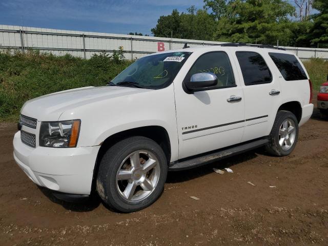 1GNSKCE07BR273584 - 2011 CHEVROLET TAHOE K1500 LTZ WHITE photo 1