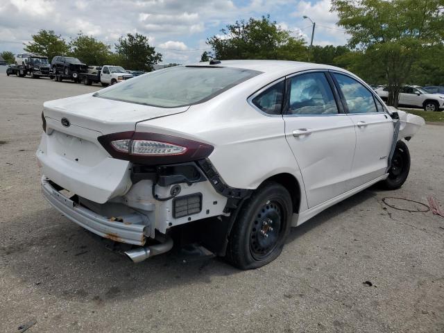 3FA6P0LU1ER252938 - 2014 FORD FUSION SE HYBRID WHITE photo 3