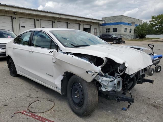 3FA6P0LU1ER252938 - 2014 FORD FUSION SE HYBRID WHITE photo 4