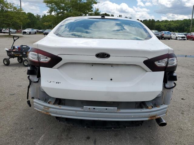 3FA6P0LU1ER252938 - 2014 FORD FUSION SE HYBRID WHITE photo 6