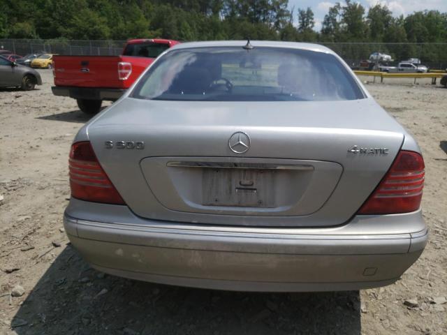 WDBNG84JX6A467432 - 2006 MERCEDES-BENZ S 500 4MATIC SILVER photo 6