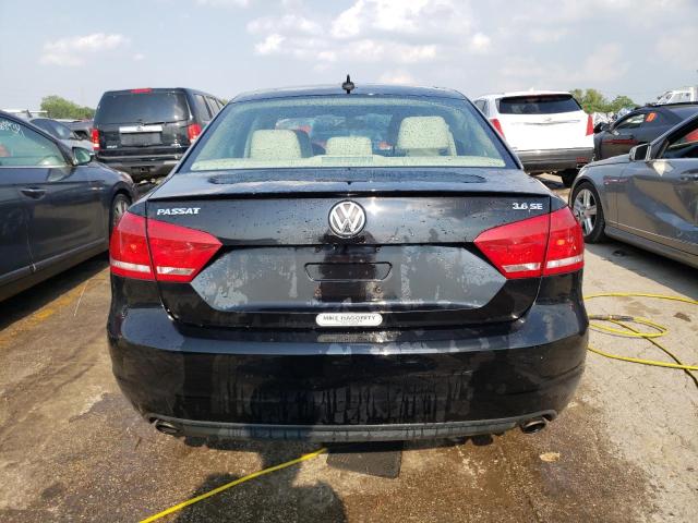 1VWBM7A37DC136898 - 2013 VOLKSWAGEN PASSAT SE BLACK photo 6