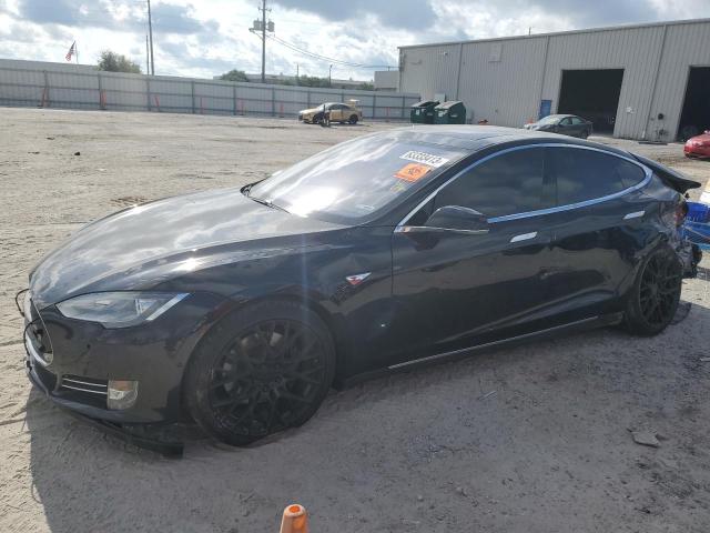 5YJSA1E2XGF130580 - 2016 TESLA MODEL S BLACK photo 1