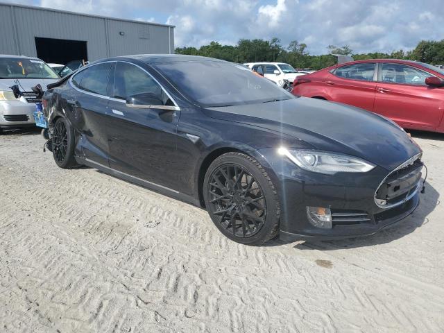 5YJSA1E2XGF130580 - 2016 TESLA MODEL S BLACK photo 4