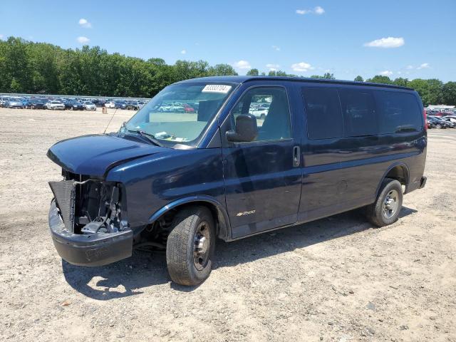 1GAGG25V861205944 - 2006 CHEVROLET EXPRESS G2 BLUE photo 1