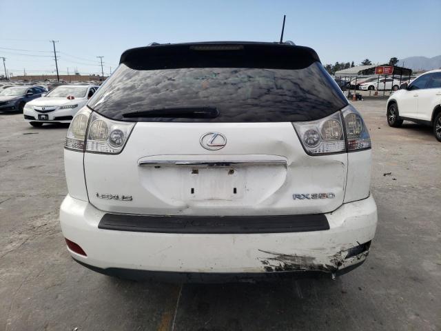 2T2GK31U67C003752 - 2007 LEXUS RX 350 WHITE photo 6