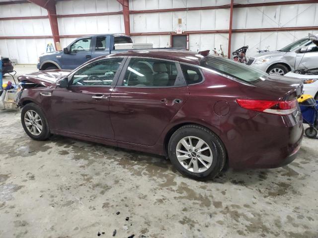 5XXGT4L33GG034039 - 2016 KIA OPTIMA LX BURGUNDY photo 2