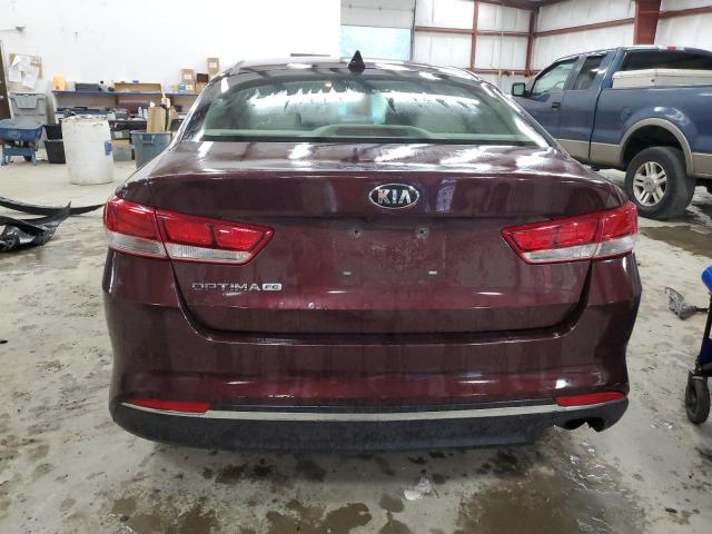 5XXGT4L33GG034039 - 2016 KIA OPTIMA LX BURGUNDY photo 6