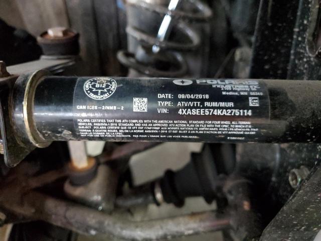 4XASEE574KA275114 - 2019 POLARIS SPORTSMAN 570 EPS 蓝色 照片 10