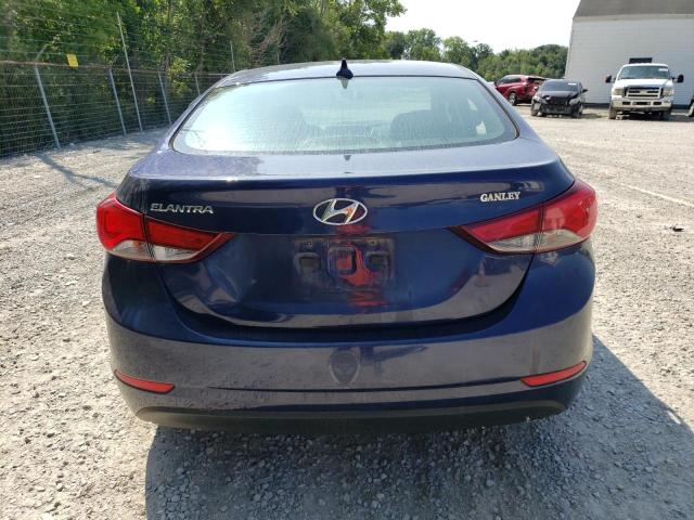 5NPDH4AE0EH529731 - 2014 HYUNDAI ELANTRA SE BLUE photo 6