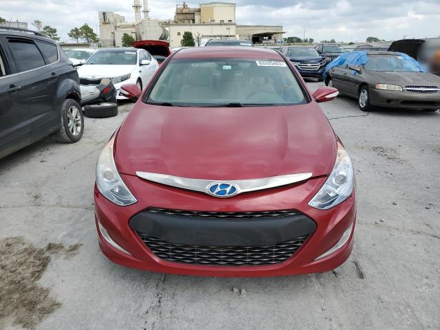 KMHEC4A41BA011197 - 2011 HYUNDAI SONATA HYBRID RED photo 5