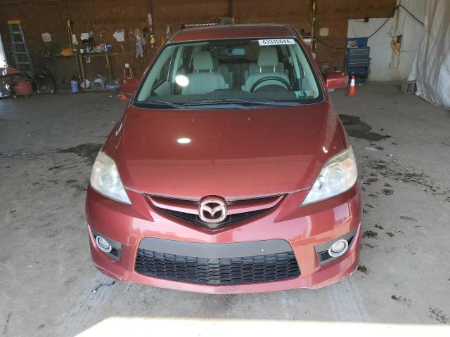 JM1CR293690350614 - 2009 MAZDA 5 RED photo 5