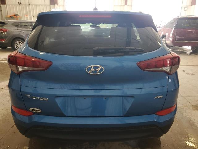 KM8J3CA41HU277514 - 2017 HYUNDAI TUCSON LIMITED BLUE photo 6