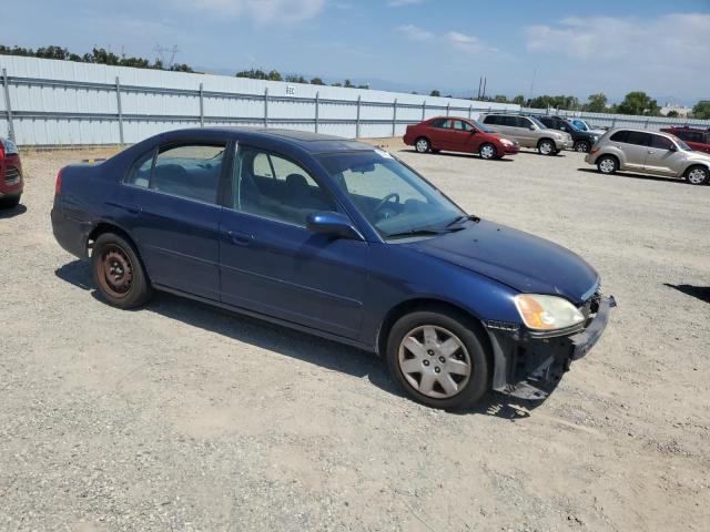 1HGES26731L012760 - 2001 HONDA CIVIC EX 蓝色 照片 4