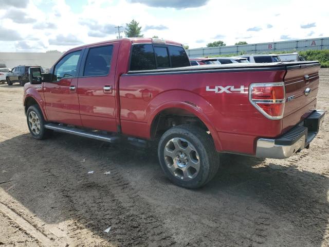 1FTFW1EV5AKB99927 - 2010 FORD F150 SUPERCREW BURGUNDY photo 2