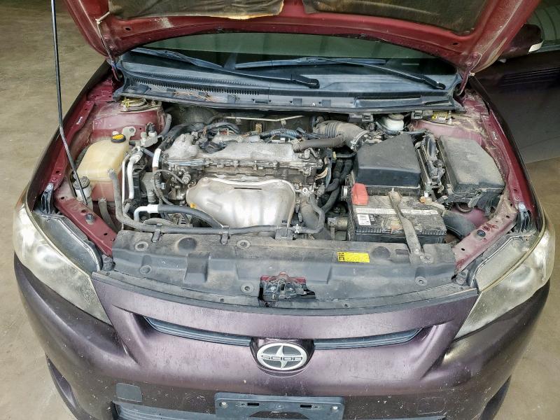 JTKJF5C70D3057286 - 2013 TOYOTA SCION TC Tünd qırmızı foto 11
