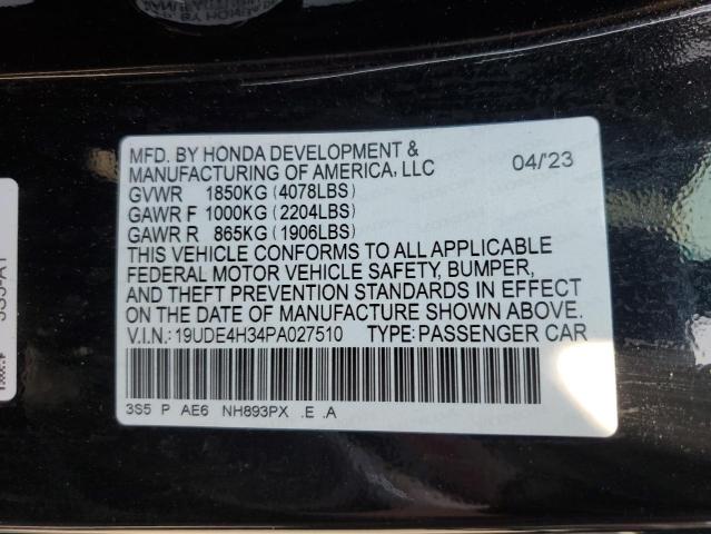 19UDE4H34PA027510 - 2023 ACURA INTEGRA A-SPEC Qara foto 12